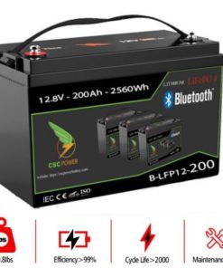 Bình điện lithium lưu trữ 12V 200Ah thay thế ắc quy a xít chì